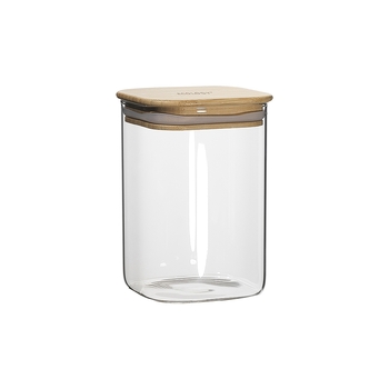 Ecology Pantry 15cm Square Canister Storage - Clear