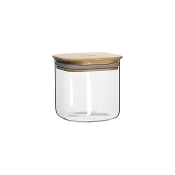 Ecology Pantry 10.5cm Square Canister Storage - Clear
