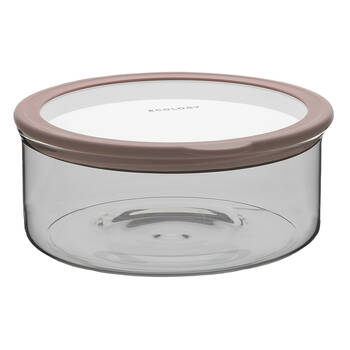 Ecology Store Round 1.8L Glass Barrel/Canister 20.8cm - Clear Lid