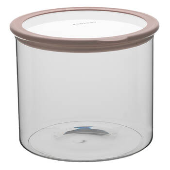 Ecology Store Round 4.3L Glass Barrel/Canister 20.8cm - Clear Lid