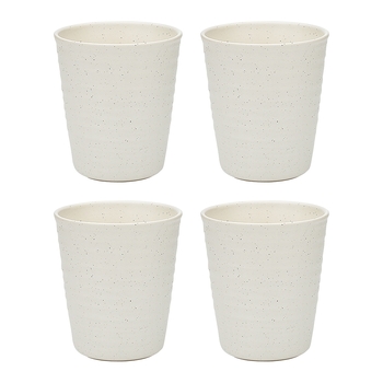 4pc Ecology Ottawa Stoneware Latte/Drinking Cups Calico Set 250ml