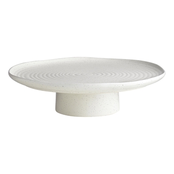 Ecology Ottawa 32x8.5cm Footed Stoneware Cake Stand - Calico