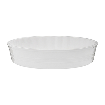 Ecology Signature Embossed 25x25cm Quiche Porcelain Dish