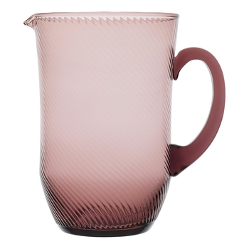 Ecology Aveline Glass Drinking/Serving Jug w/ Handle Plum 2.0L