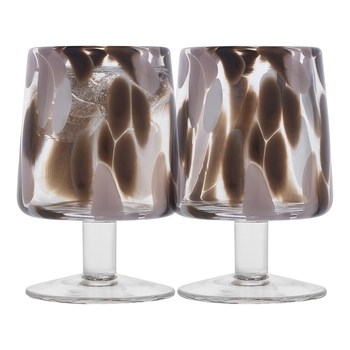 4pc Ecology Soda Lime Glass Camille Goblets 310ml/12.5 Dusk