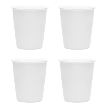 4PK Ecology 280ml Canvas Latte/Tea Cup Tableware - White