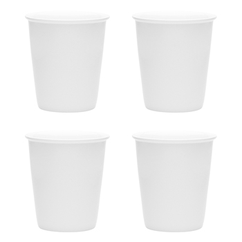 4PK Ecology 280ml Canvas Latte/Tea Cup Tableware - White