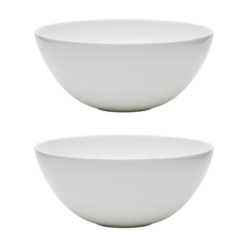2PK Ecology 20cm Canvas Laksa Soup/Food Serving Bowl - White