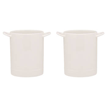 2PK Ecology Signature Porcelain Kitchen Utensil Holder 16.5cm