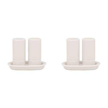 2PK Ecology Signature Porcelain Kitchen Salt & Pepper Set