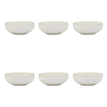 6PK Ecology Element Stoneware Bowl Tableware 11cm - Blanc