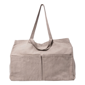 Ecology Voyage Cotton Versatile Tote Bag Flax Large 50cm