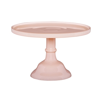Ecology Glass Torte Cake Stand Dessert Display 25x15.5cm Blush Pink