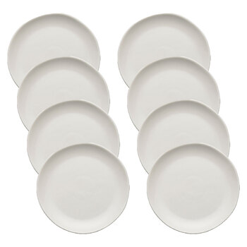 8PK Ecology Elegant Kitchenware Porcelain Haven Side Plate 21cm