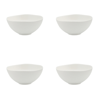 4PK Ecology Elegant Kitchenware Porcelain Haven Noodle Bowl 18cm