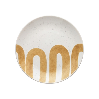 Ecology Nomad Stoneware Glazed Side Plate 21cm Amber