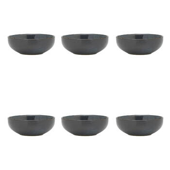 6PK Ecology Element Stoneware Bowl Tableware 11cm - Raven