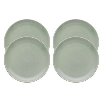 4PK Ecology Element 26.5cm Stoneware Dinner Plate Round - Dew