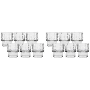 12pc Ecology Phineas Glass Tumblers Drinking Cup 300ml - Clear