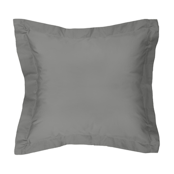 Algodon Euro Pillowcase 300TC Cotton Charcoal