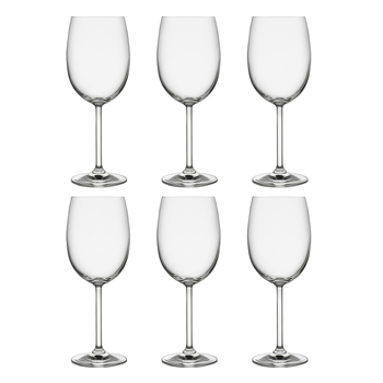 6pc Ecology 450ml Classic Crystalline Glass Red Wine Set - Clear