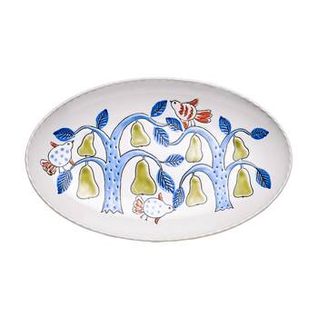 Ecology Stoneware w/ Gloss Glaze Joie Oval Platter 26x16cm Multi-Coloured