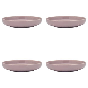 4PK Ecology Element Stoneware Dinner Bowl Tableware 22cm - Lilac