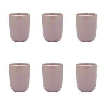 6PK Ecology Element Stoneware Cuddle Mug Tableware 250ml - Lilac