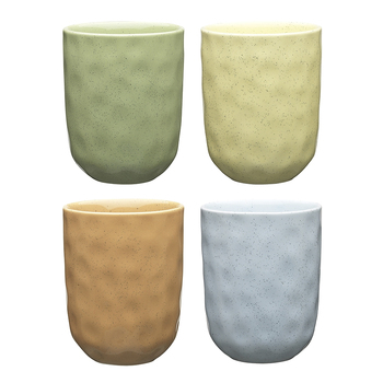 4pc Ecology Speckle 250ml Cuddle Mug Stoneware Cup - Vintage