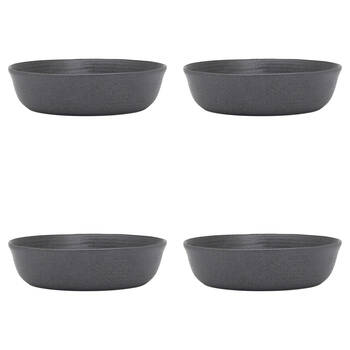 4PK Ecology Ottawa Stoneware Dinner Bowl Tableware 22cm - Stone