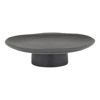 Ecology Ottawa Stoneware Cake Stand 32x8.5cm - Stone