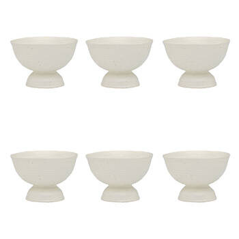 6PK Ecology Ottawa Stoneware Coupe Bowl Tableware 13cm - Calico