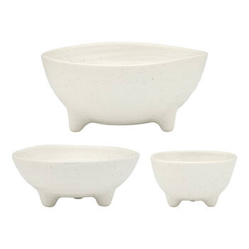 3pc Ecology Ottawa Stoneware Nesting Bowls Tableware Calico