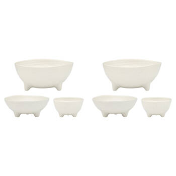 6pc Ecology Ottawa Stoneware Nesting Bowls Tableware Calico