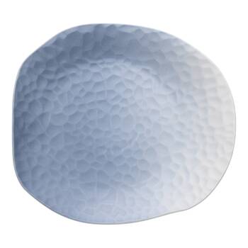 Ecology Lightweight Reactive Glaze Porcelain Oyster Serving Bowl 30x28cm Midday