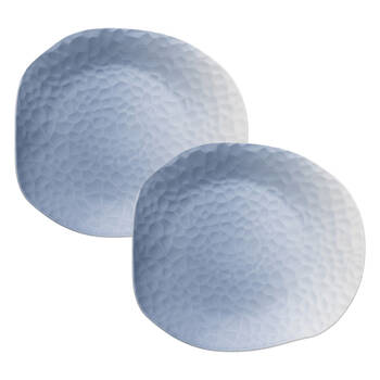 2PK Ecology Lightweight Glaze Porcelain Oyster Serving Bowl 30x28cm Midday