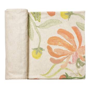 Ecology Hand-Painted Midsummer Cotton/Linen Table Runner 180gsm 35x180cm