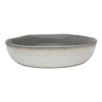 Ecology 33.5cm Dawn Shallow Stoneware Serving Bowl - Cloud