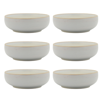 6PK Ecology 16cm Circa Rice/Soup Serving Bowl Stoneware - Chalk