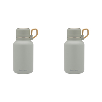 2PK Ecology Stainless Steel Esse Water Drinking Bottle 1L Sage