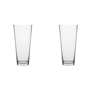 2PK Ecology Fleur Conical Glass Vase Decorative Flower Vessel 30cm