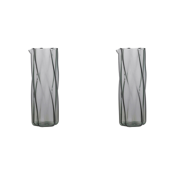2PK Ecology Borosilicate Glass Aurora Carafe 1.5L/27cm Smoke
