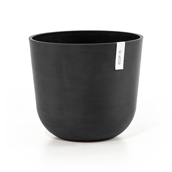 Ecopots Oslo 35cm Home Decor Garden Plant Pot Dark Grey