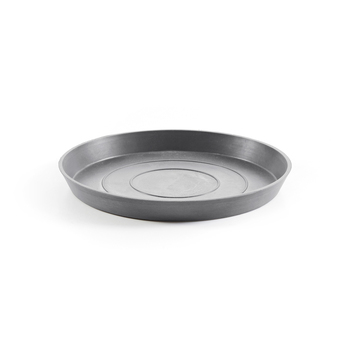 Ecopots Plant Pot Saucer Round 36.5 Grey 36.5x3.5cm