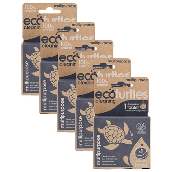 5x Eco-Cleaning Turtles Multipurpose Single Refill Tablet