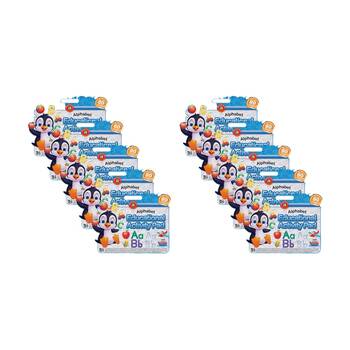 10PK Learning Can Be Fun Alphabet Educational Kids Activity Pad w/80 Stickers 3y+