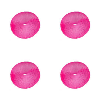 4PK Smooshos Super Squeeze Doughnut Gid Soft Multi-Coloured Squishy Toy Assorted