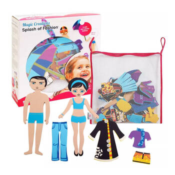 Edushape Magic Creations Splash of Fashion Foam Bath Toy Kids Toddler 3y+
