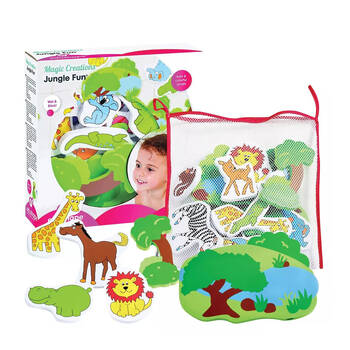 Edushape Magic Creations Tub Fun Jungle Foam Bath Toy Kids Toddler 2y+