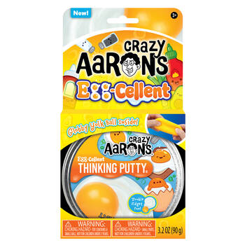 Crazy Aarons Trendsetters Eggcellent Putty 4 Inch Tin Kids Sensory Toy 3y+